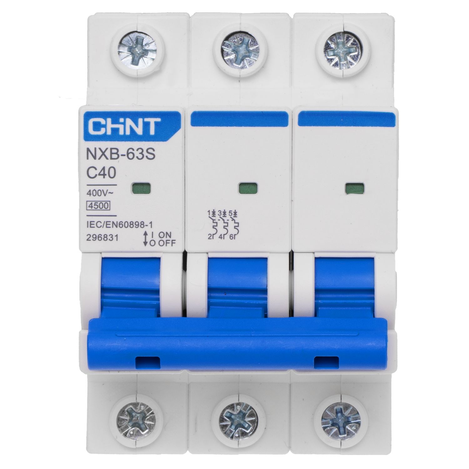 CHINT 3п C 40А 4.5кА