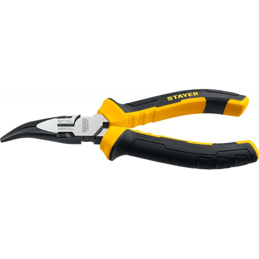 STAYER HERCULES Тонкогубцы изогнутые 160мм