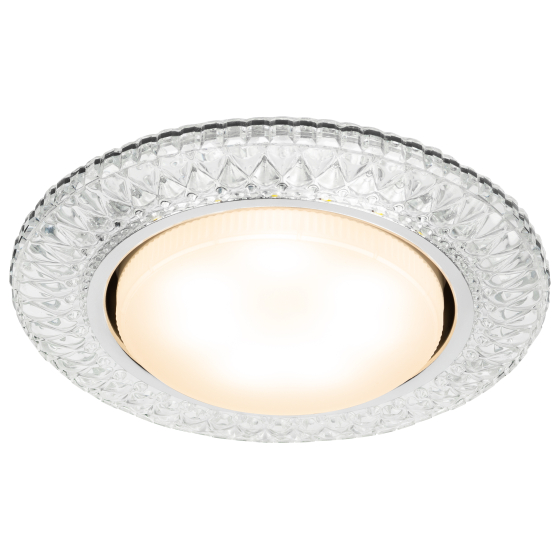 DK LD23 SL/WH ЭРА декор c LED подсветкой GX53, прозрачный