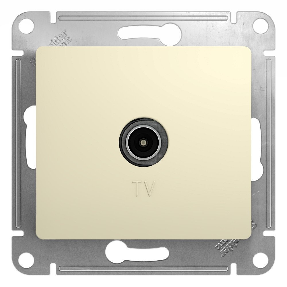 SE Glossa Беж TV Розетка коннектор