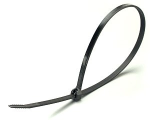 Стяжка кабельная 4х300 мм черная (уп.100шт.)