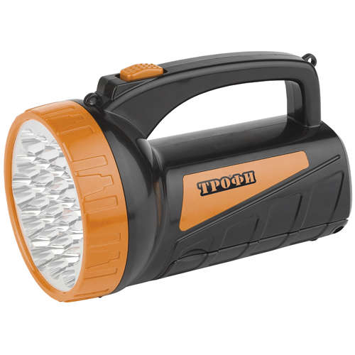 Фонарь аккумуляторный TSP19 Трофи 19 + 18LED аккум. 4В 2А.ч ЗУ 220В 