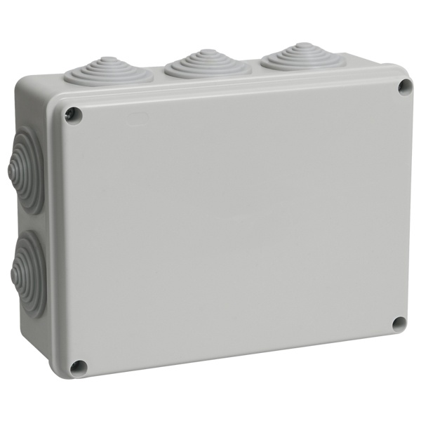 Коробка распаячная ОП КМ 190х140х70мм IP55 сер. IEK 