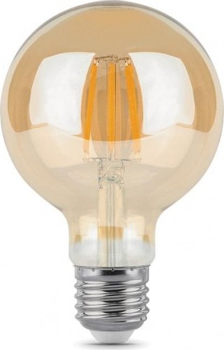 Gauss филамент 6W Е27 шар тёплый 2400К
