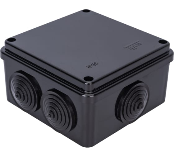 TYCO Коробка распаячная 100*100*50 мм IP54 черная