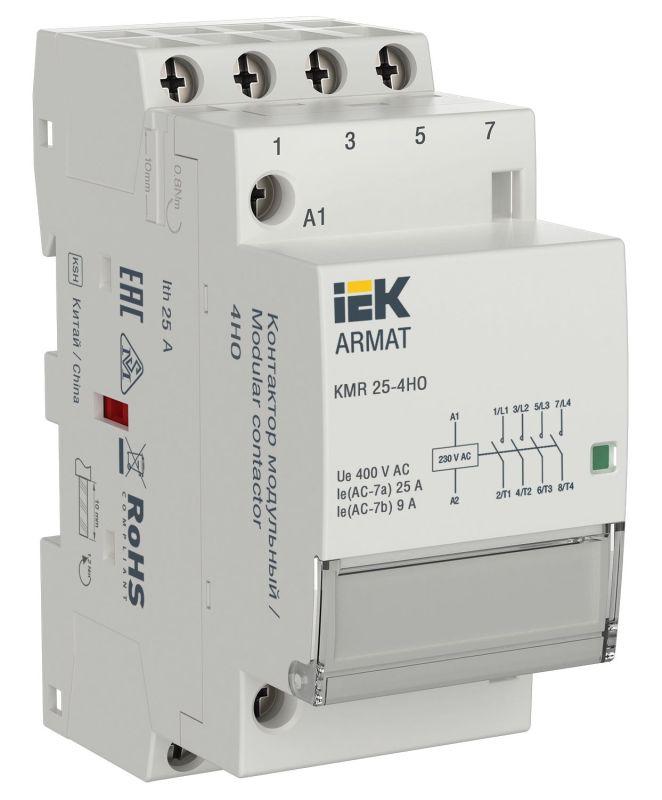 ИЭК Контактор KMR 25А 230В AC 4НО ARMAT