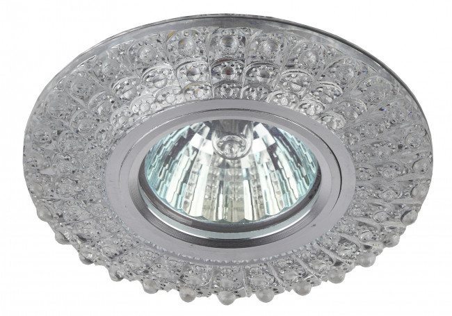 DK LD2 SL/BL+WH ЭРА декор c LED подсветкой голубой+белый, прозрачный