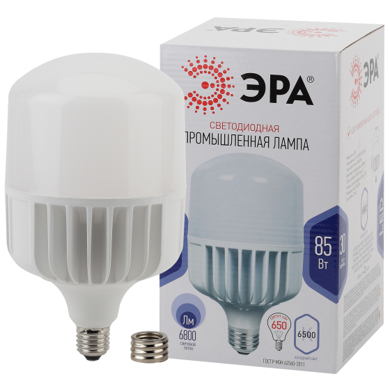 ЭРА Лампа LED промышленная 85W E-27/40 6500K