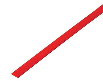 Термоусаживаемая трубка D4.0/2.0 1 метр красная