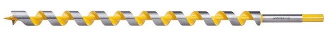 STAYER Spiral Сверло левиса по дереву 22x450/360мм шестигранный хвостовик