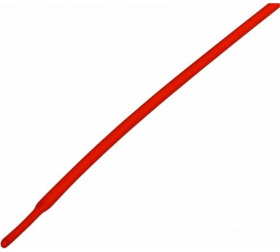 Термоусаживаемая трубка D6.0/3.0 1 метр красная
