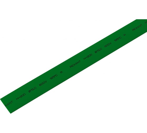 Термоусаживаемая трубка D15.0/7.5 1 метр зелёная