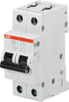 ABB 2х пол S202 B 25А