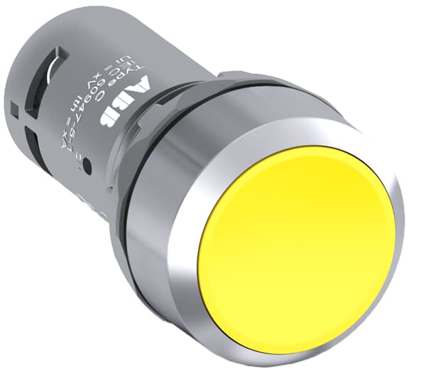 ABB Кнопка CP1-30Y-11 желтая без фиксации 1но+1нз