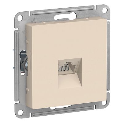 AtlasDesign Бежевый Розетка RJ45