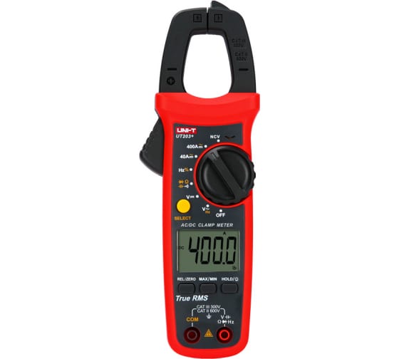 Клещи токовые UT203+