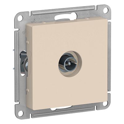 AtlasDesign Бежевый Розетка TV коннектор 4DB