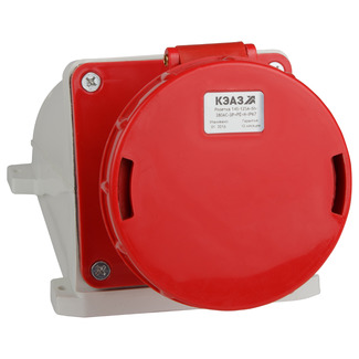 Розетка для монтажа на поверхность 145-125А-6h-380AC-3P+PE+N-IP67 КЭАЗ