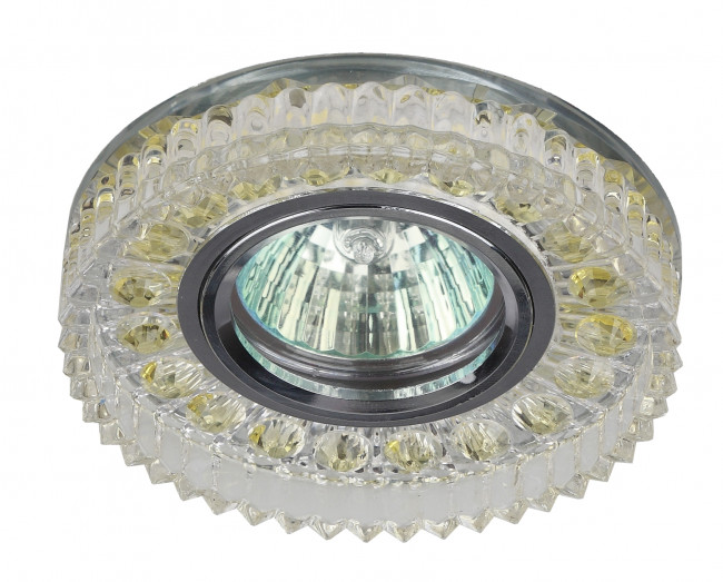 DK LD14 SL/WH ЭРА декор c LED подсветкой MR16, прозрачный