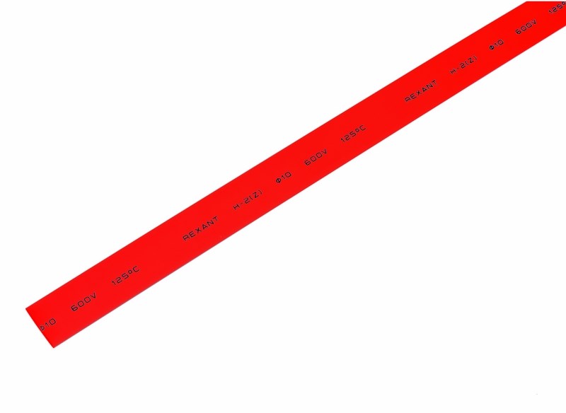 Термоусаживаемая трубка D10.0/5.0 1 метр красная