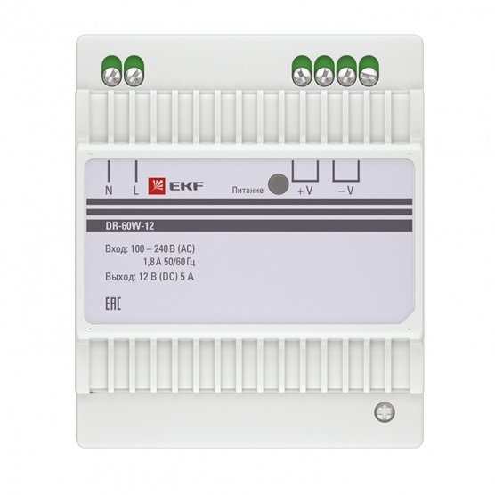 Блок питания 12В DR-60W-12 PROxima EKF
