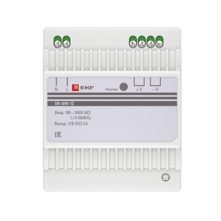 Блок питания 12В DR-30W-12 PROxima EKF 