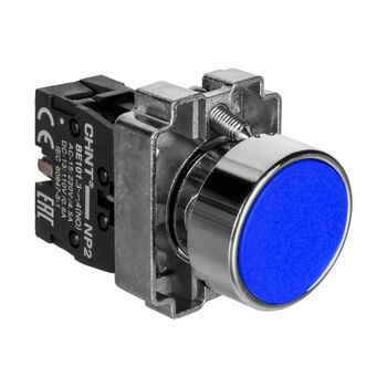 CHINT Кнопка управления NP2-BA61 1HO IP40 син