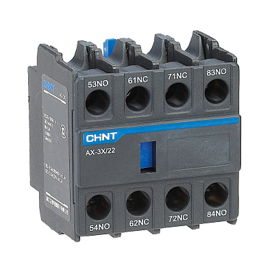 CHINT Приставка доп.контакты AX-3X/22 к контактору NXC-06~630 (R)