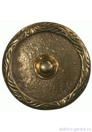 Zamel Кнопка звонка (медь) с круглой табличкой