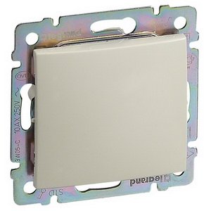 Legrand Valena Переключатель 1 клав. сл. кость