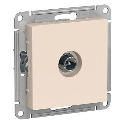 AtlasDesign Бежевый Розетка TV проходной 4DB