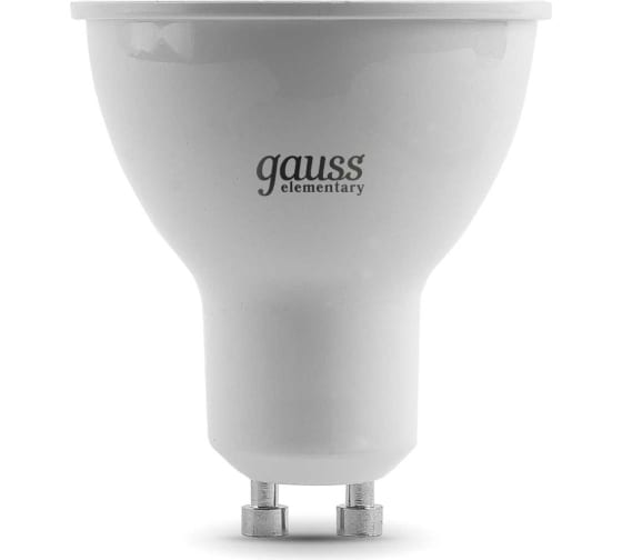 Gauss Elementary лампа светодиодная GU10 5.5 W белая 4100К