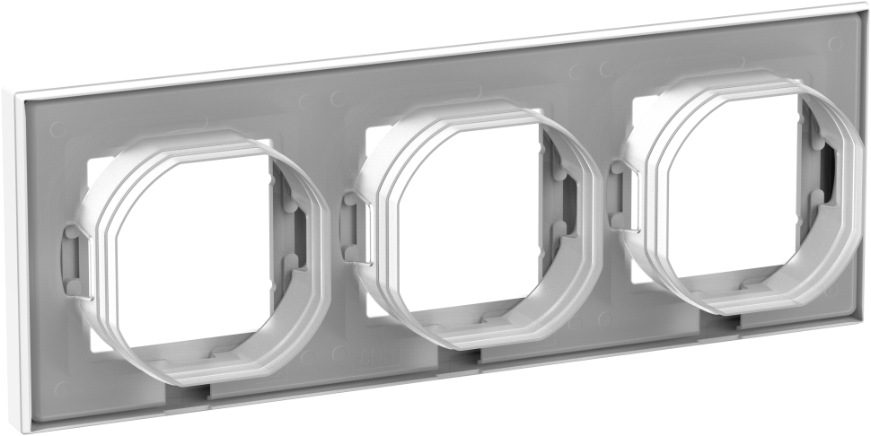 AtlasDesign Aqua Белый Рамка 3-м IP44