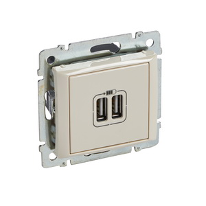 Legrand Valena Розетка USB двойная 1500мА Слон кость