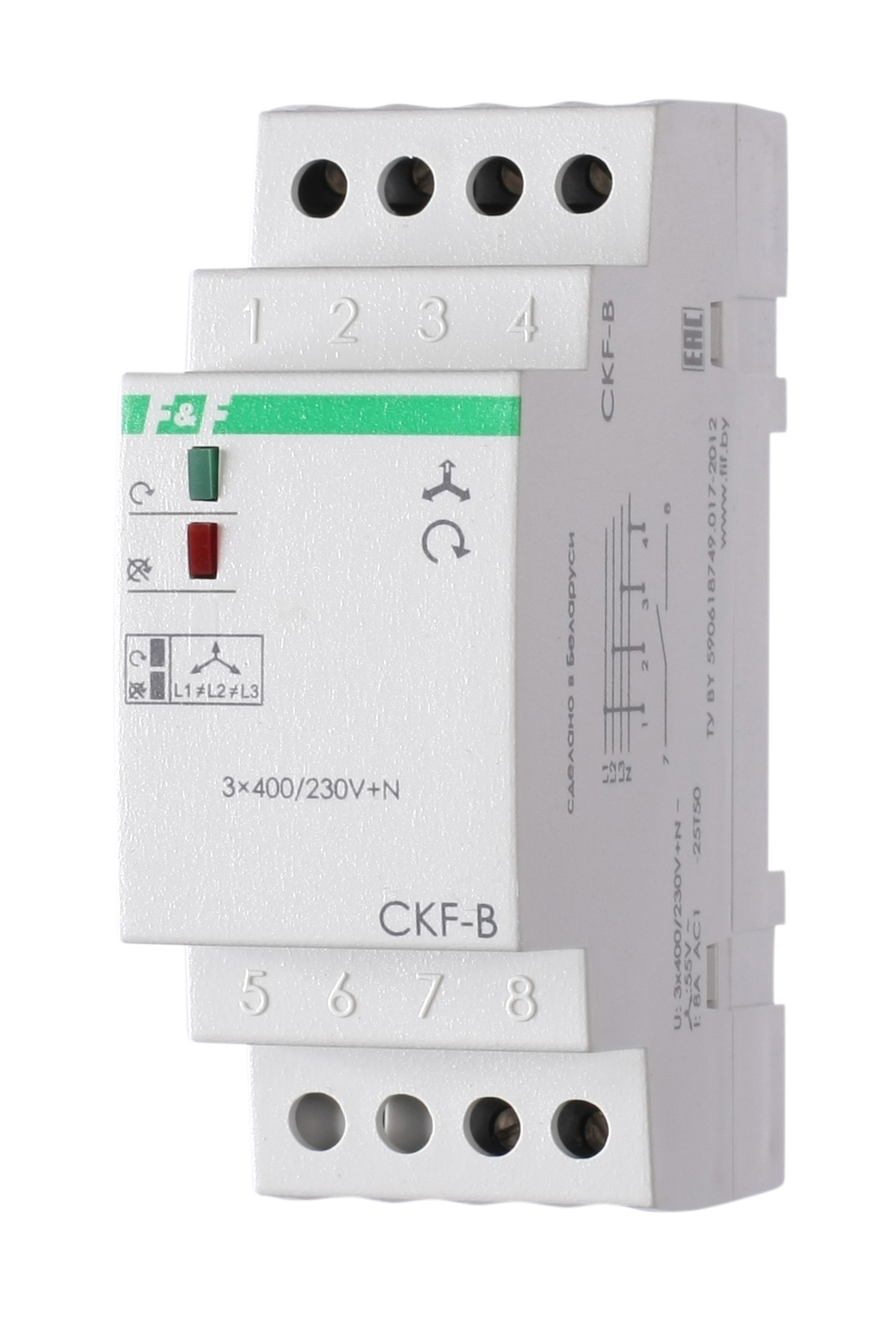 Евроавтоматика Автомат защ.двигателя от нарушения чередования фаз CKF-B