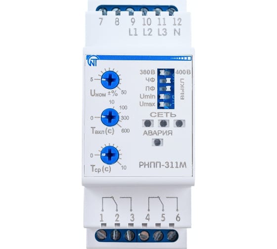 Реле напряжения РНПП-311М 3ф НовАтек-Электро 