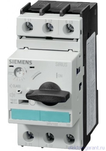 Автоматический выключатель Siemens Sirius 2.5 A, 0.75кВт