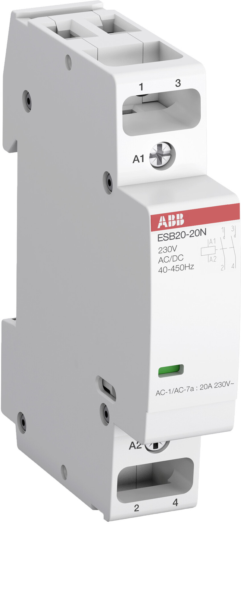 Контактор ABB ESB20-20N-14 12B AC/DC