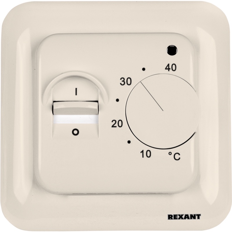 Терморегулятор механический REXANT,R70XT бежевый 