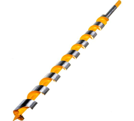 STAYER Spiral Сверло левиса по дереву 25x450/360мм шестигранный хвостовик