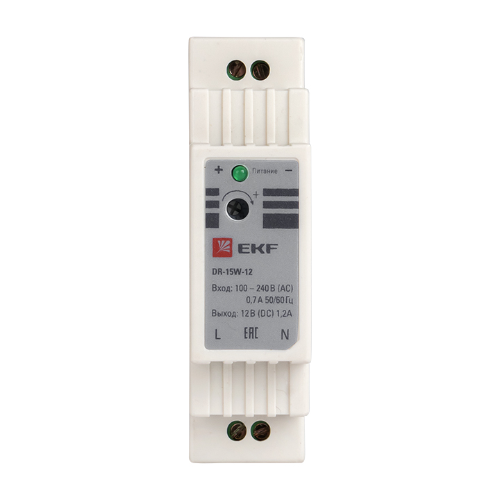 Блок питания 12В DR-15W-12 PROxima EKF 