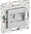 IEK SKANDY Серебряный Розетка 2-м компьютерная RJ45 кат.6