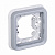 Plexo Серая Рамка 1-м с супортом