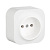 Quteo Розетка 1-я без заземлением 16А 250В IP20 Белая Legrand 