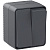 AtlasDesign Profi54 Антрацит Выключатель 2кл. IP54