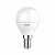 Gauss Elementary лампа шар LED 6W E14 теплый