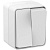 AtlasDesign Profi54 Белый Выключатель 2кл. IP54 