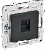 IEK SKANDY Графит Розетка компьютерная RJ45 кат.5E