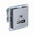 AtlasDesign Сталь Розетка USB A+C 45W высокоскор.заряд. QC, PD