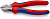 Knipex Бокорезы резка - мягкая проволока 4мм проволока средней 3мм твердая 2мм L=160мм 